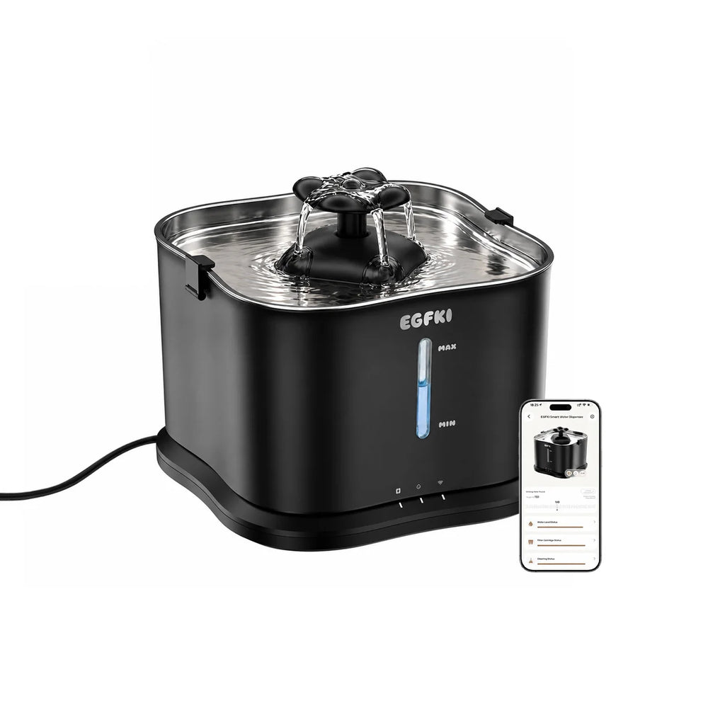 EGFKI EG-9 Smart Cat Water Fountain – 3.6L, WiFi & App Control