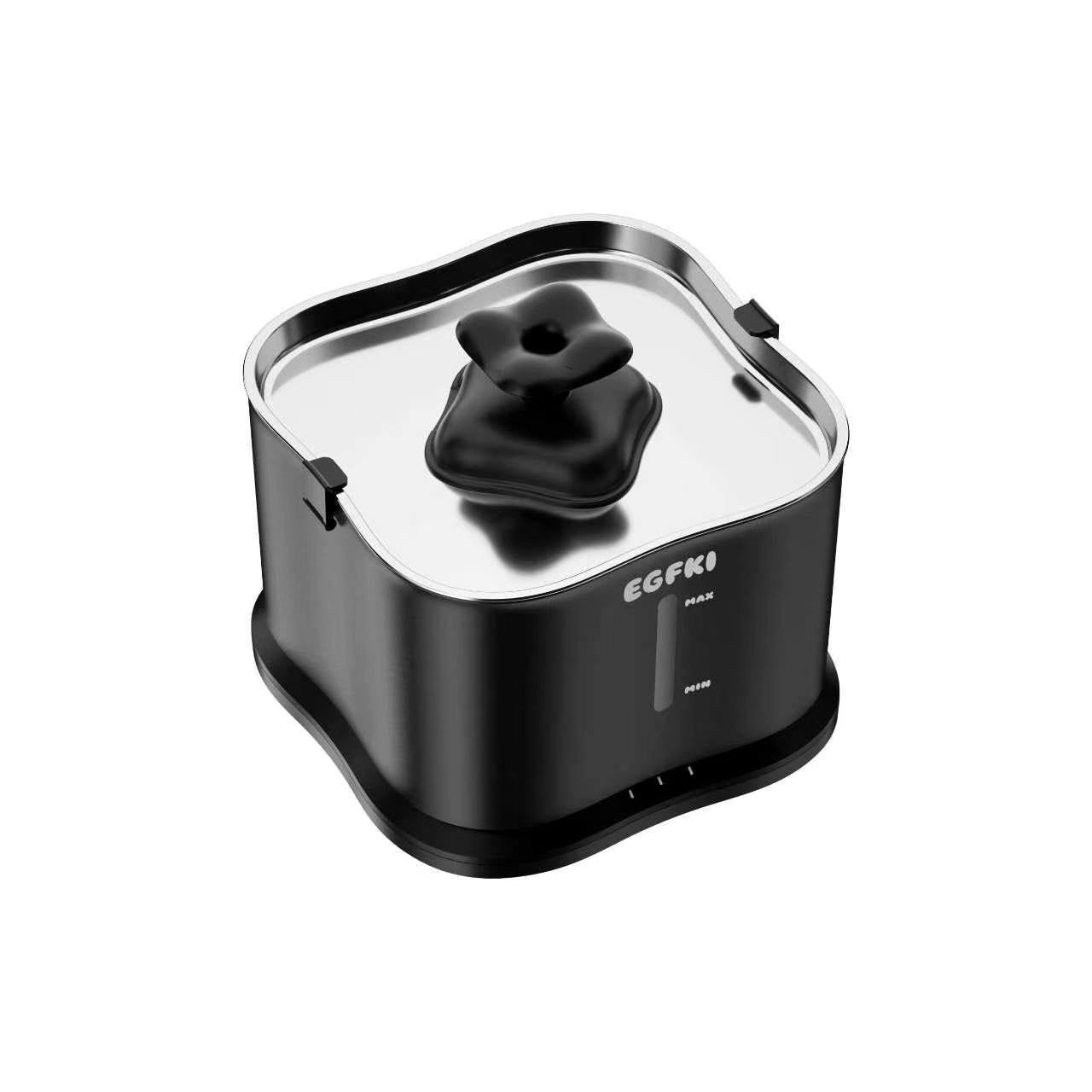 Cat Water Fountain (Stainless Steel Tray Edition) — Indoor Cat Water Dispenser, 3.6L Automatic Pet Water Fountain, Supports Smart App Monitoring & Wi-Fi Connectivity