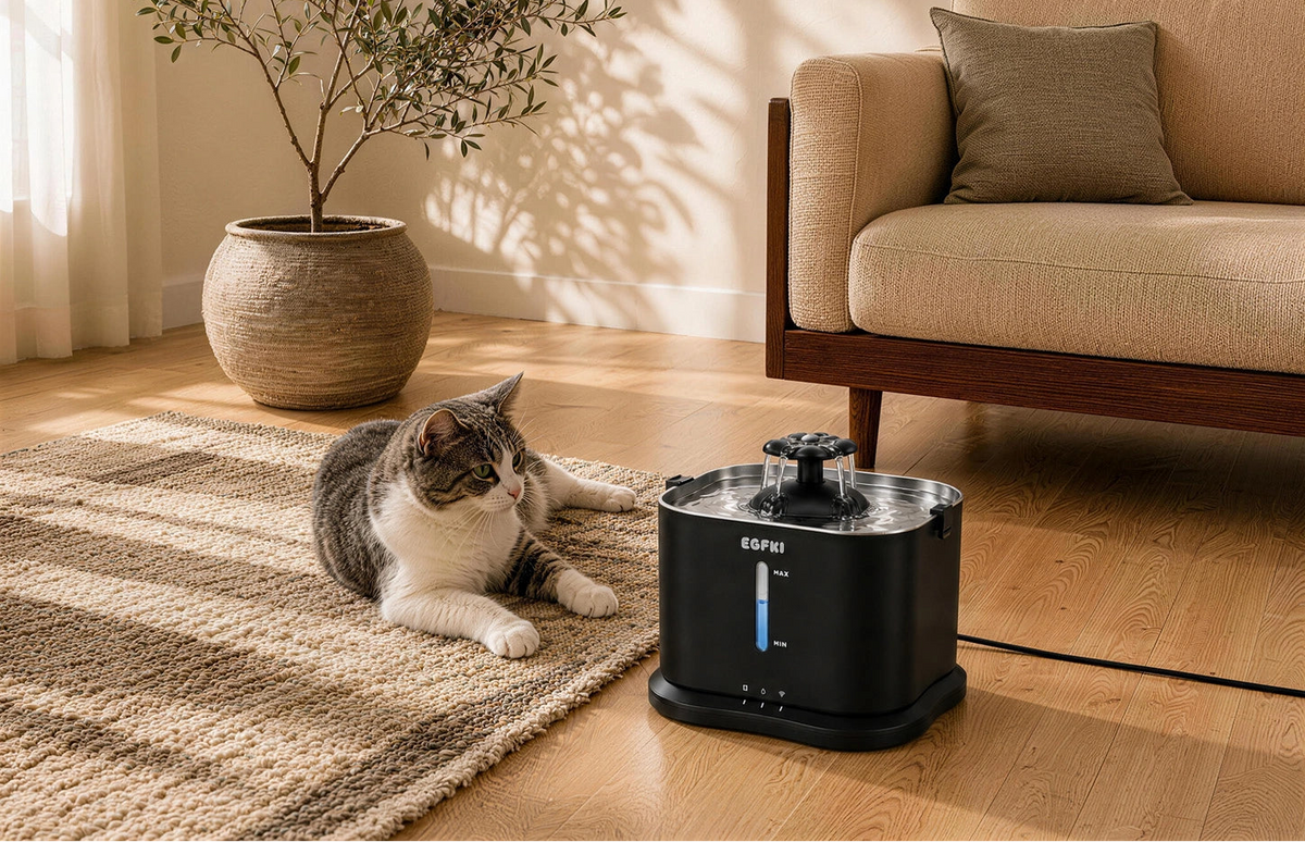 EGFKI 3.6L Smart Pet Water Fountain